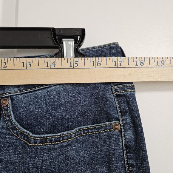 NWT Seven7 High-Rise Skinny Jeans Women's Size 14 (34x28) Blue Medium Wash - Picture 6 of 10